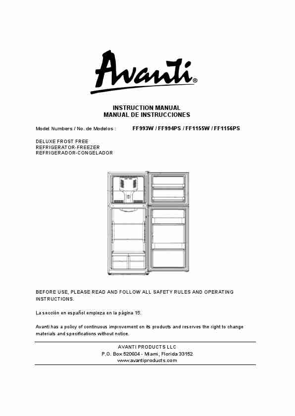 Avanti Refrigerator FF1156PS-page_pdf